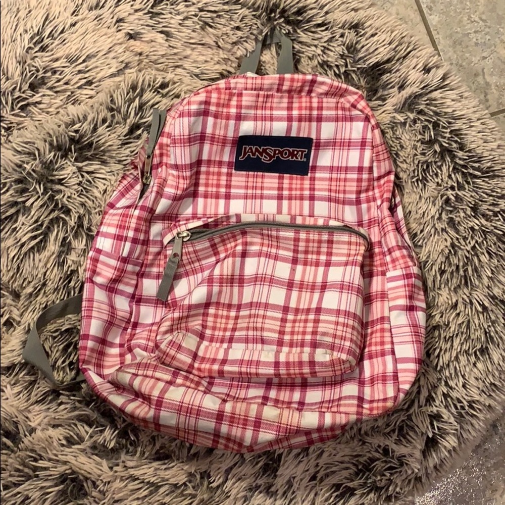 Pink Jansport backpack